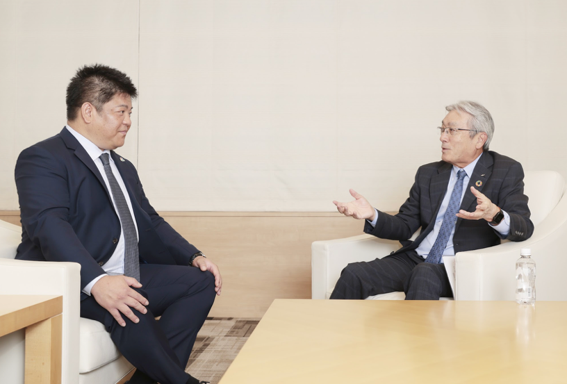 池見社長は資源管理の重要性を政府に訴え、企業間の対話も推し進めている 