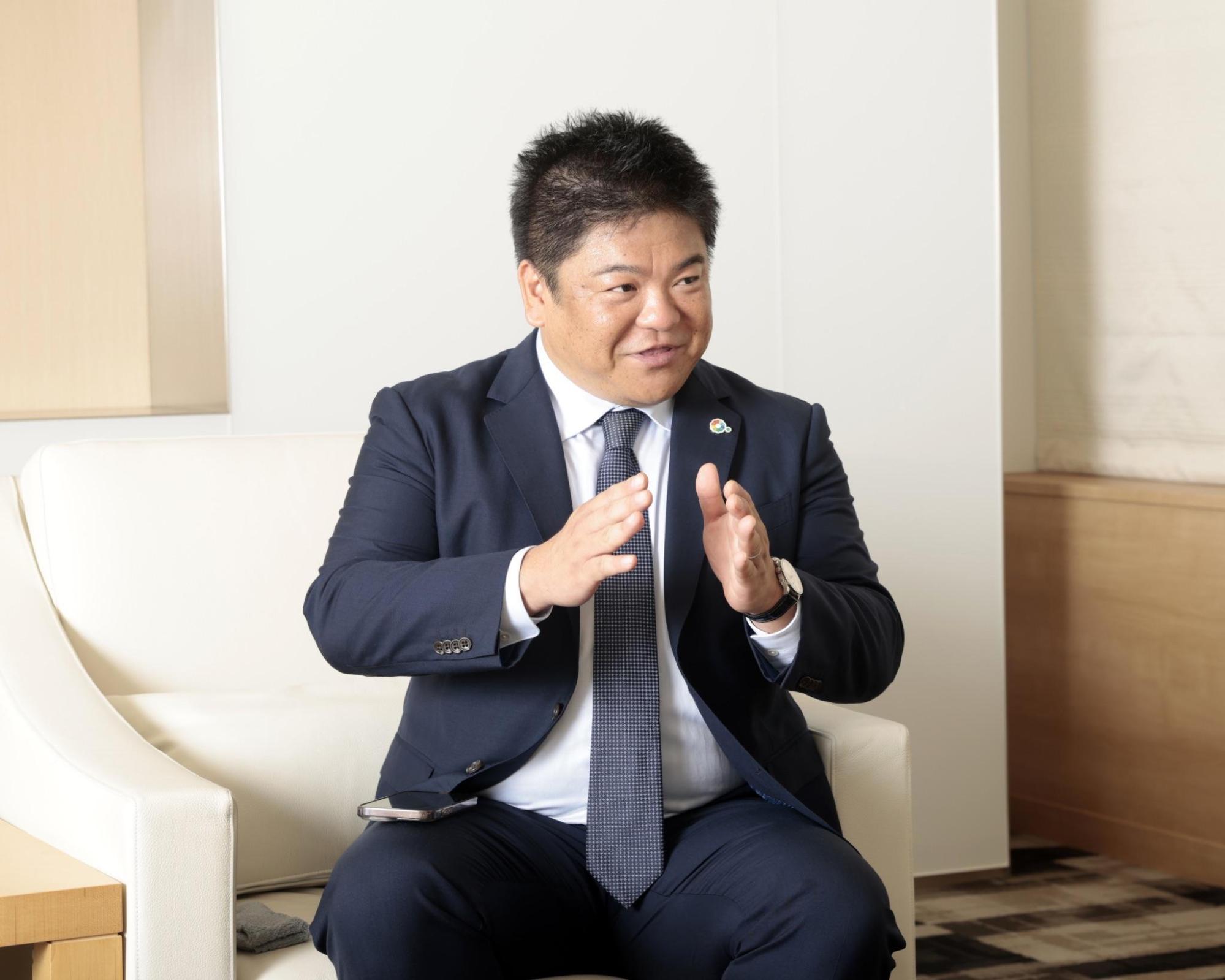 株式会社シーフードレガシー代表取締役社長の花岡和佳男