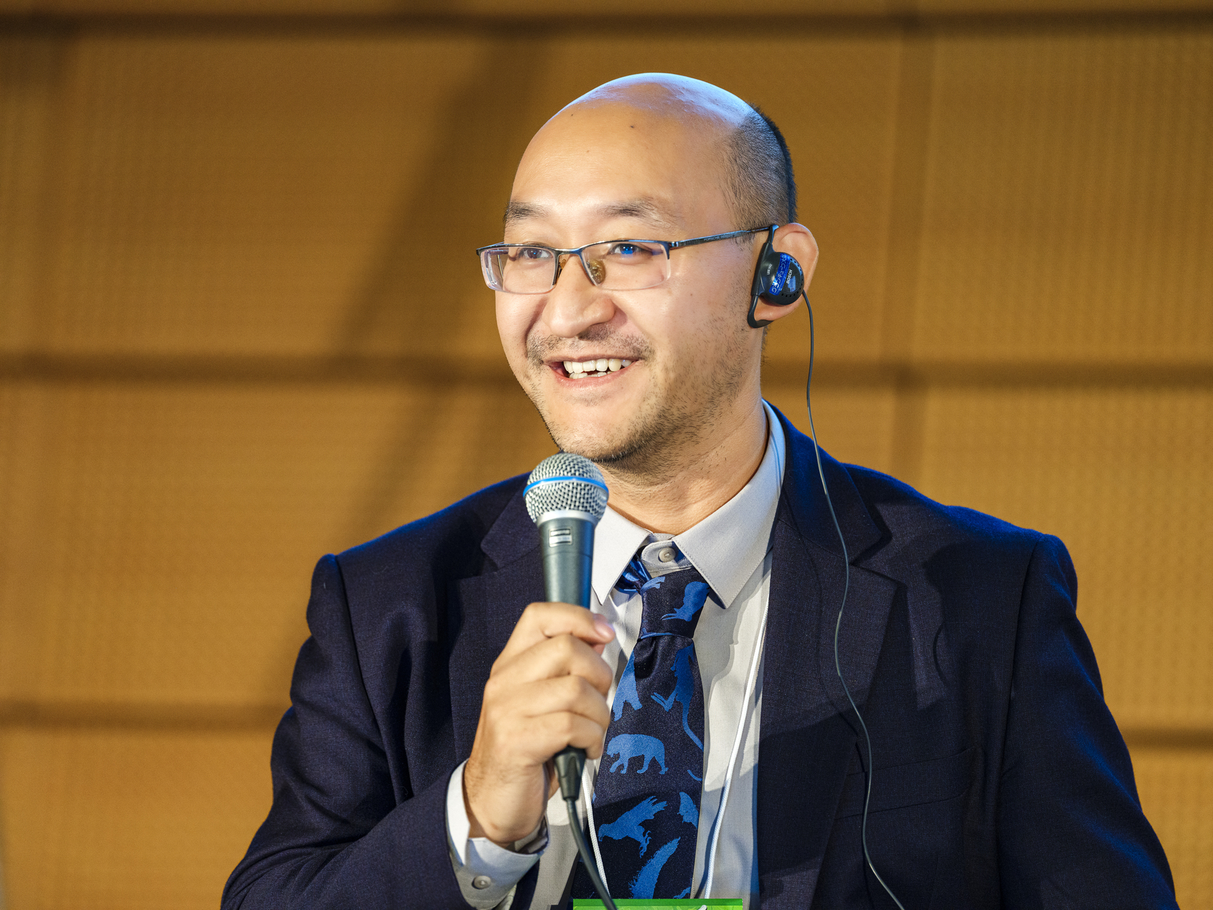 青島マリーン・コンサベーション・ソサエティ（QMCS）　創設者兼会長　 ソンリン・ワンさん 