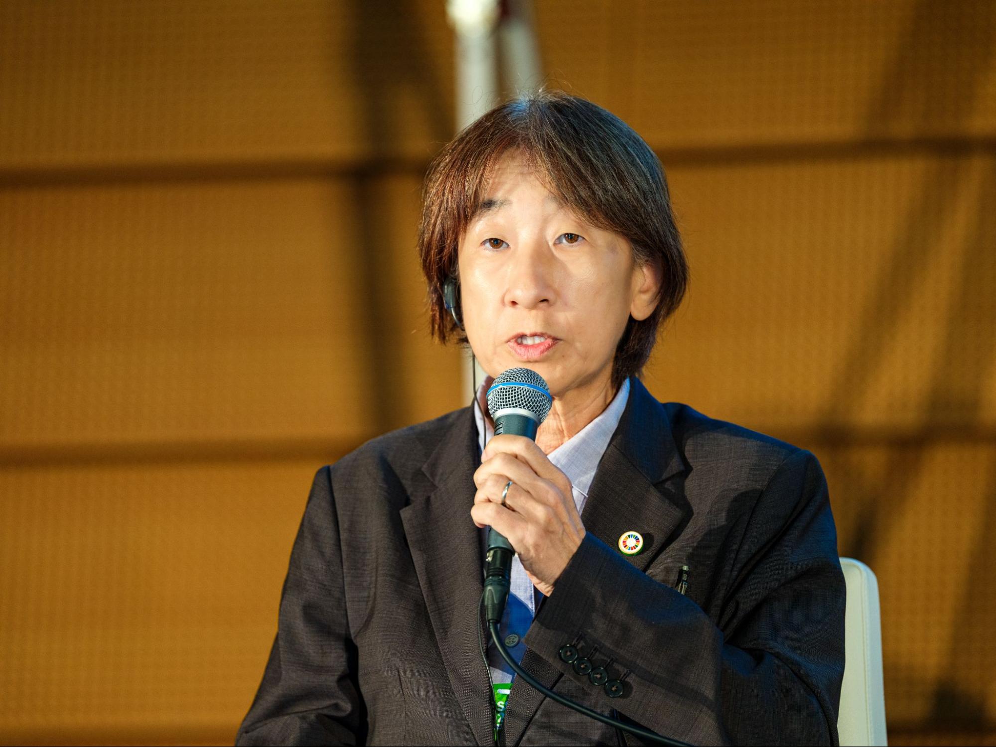 大日本水産会の髙瀨美和子さんからも、日本の水産業の現状と輸出拡大に向けた課題を共有 