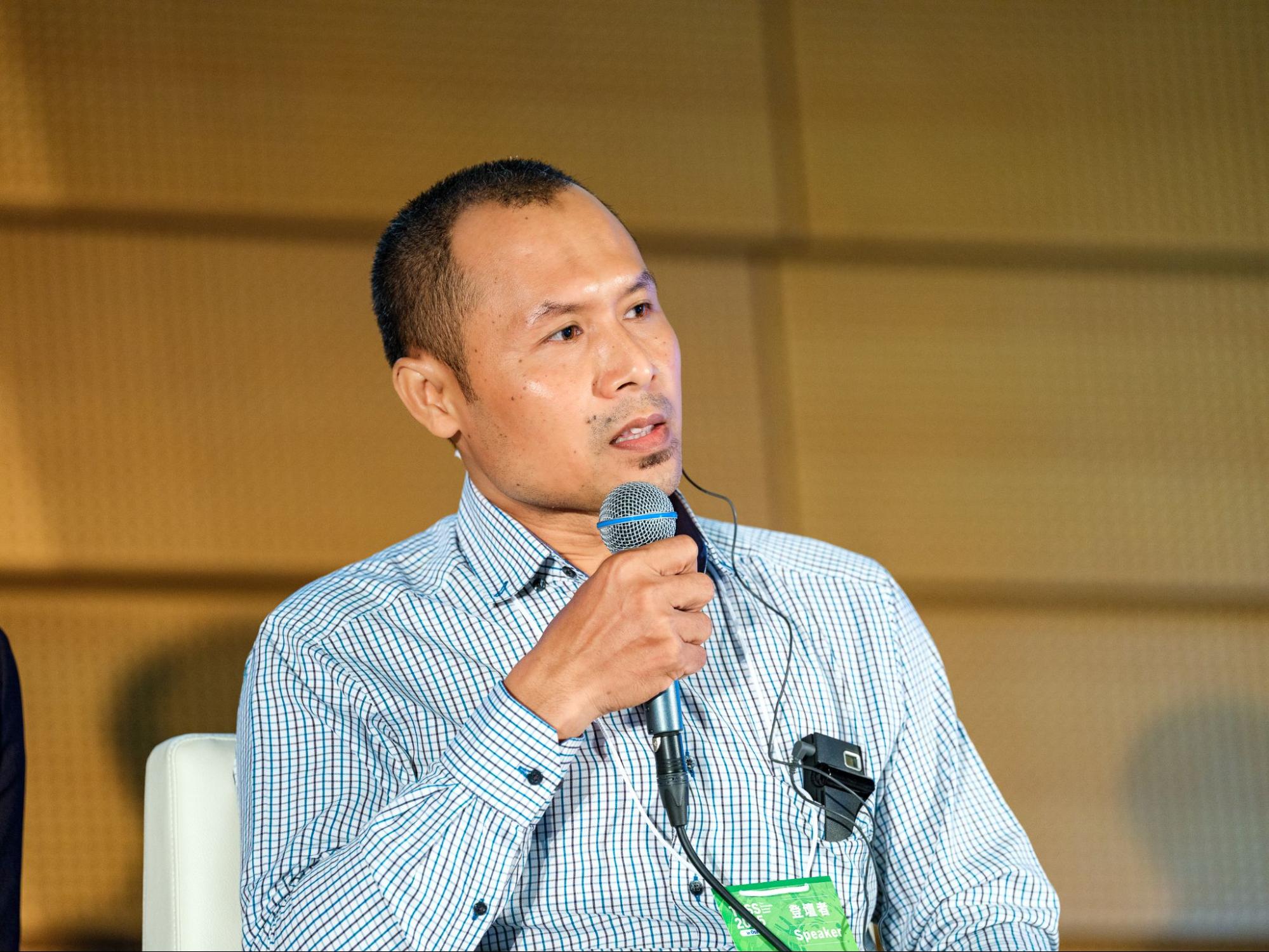 FOSPIのアフメッド・ムドザキルさんが、遠洋漁船での人権侵害の実情を訴えました